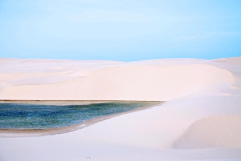 lençois maranhenses lagoa azul brasilien
